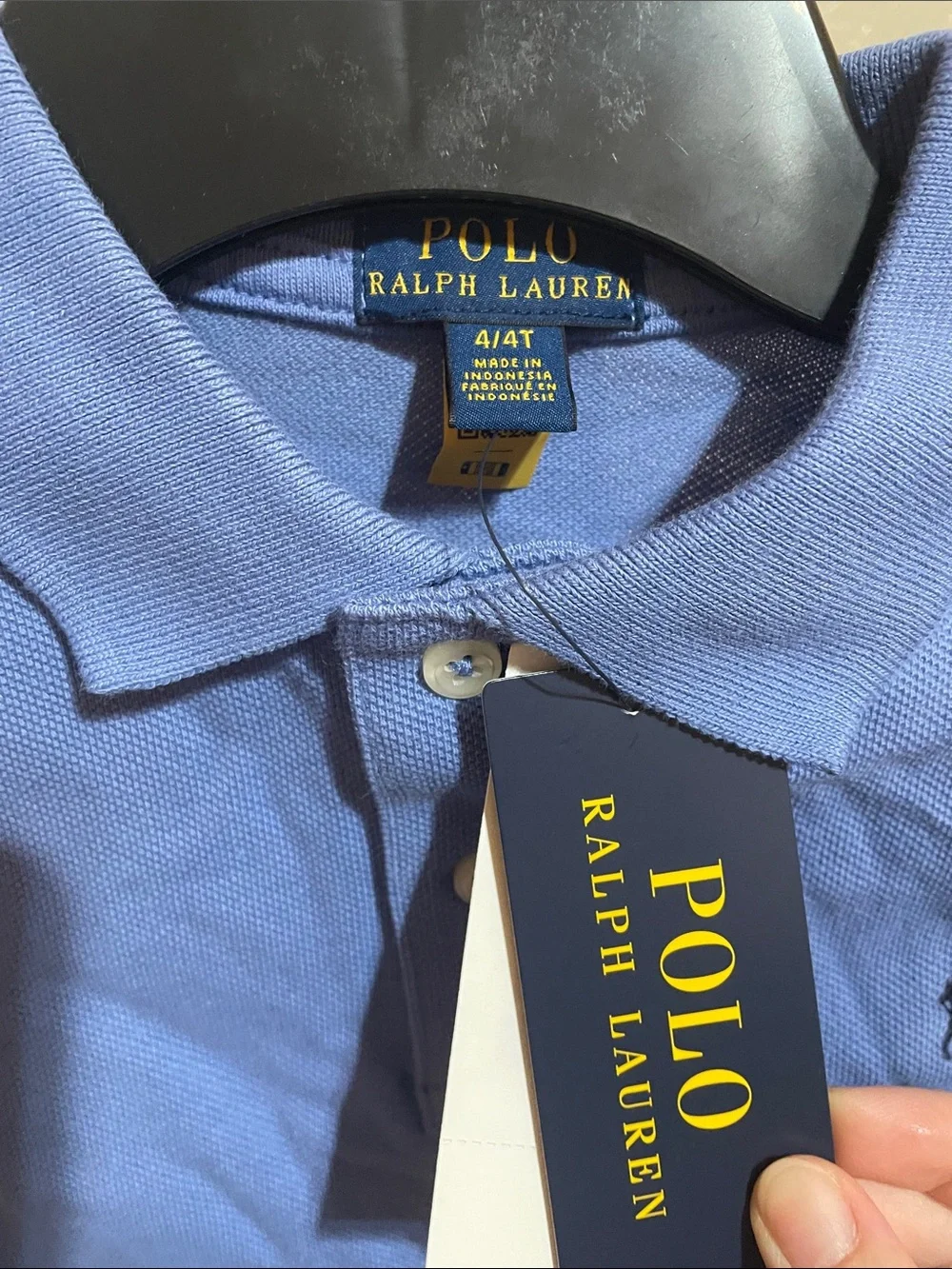 Ralph Lauren Kids Long-Sleeve Polo Shirt - Periwinkle Blue